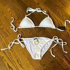 NWT White cheeky Bikini from Frederick’s of Hollywood